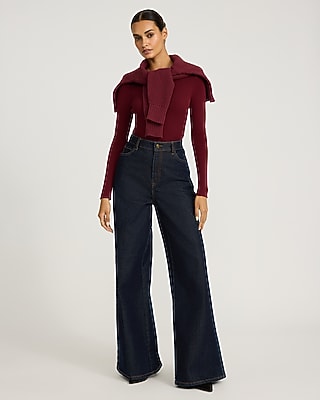 Silky Soft Fitted Ribbed Crew Neck Sweater