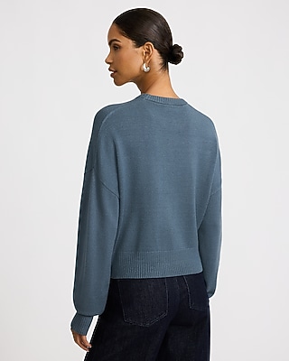 Relaxed Crew Neck Sweater In Ultrasoft | Express