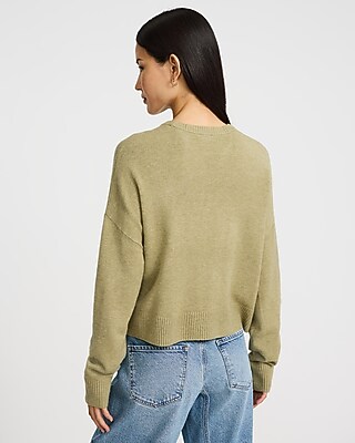 Relaxed Crew Neck Sweater