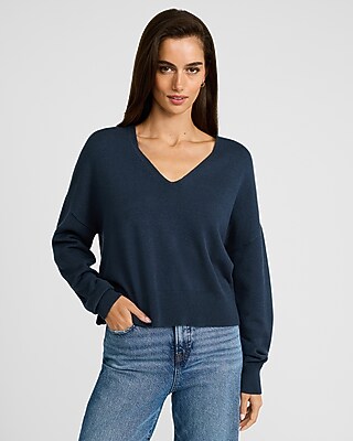 Relaxed V-Neck Sweater