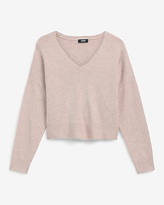 Ultrasoft Heathered V-Neck Sweater