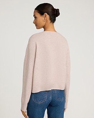 Ultrasoft Heathered V-Neck Sweater