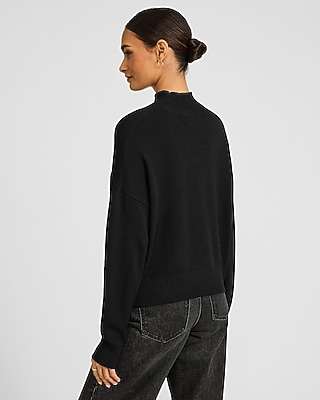 Ultrasoft Relaxed Mock Neck Sweater