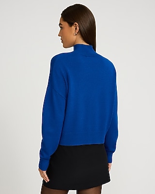 Ultrasoft Relaxed Mock Neck Sweater | Express