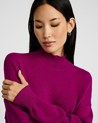 Ultrasoft Relaxed Mock Neck Sweater