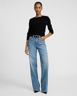 Airy Soft Skimming Crew Neck Sweater