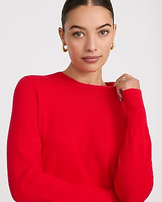 Skimming Crew Neck Sweater Airy Soft