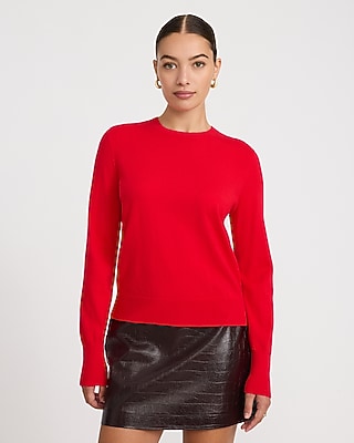 Skimming Crew Neck Sweater Airy Soft