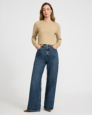 Airy Soft Skimming Crew Neck Sweater - image 3