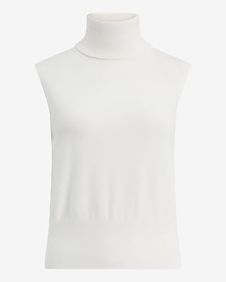 Skimming Turtleneck Sweater Tank