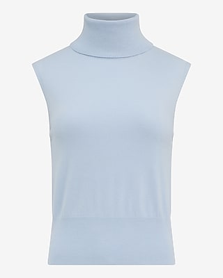 Airy Soft Skimming Turtleneck Sweater Tank
