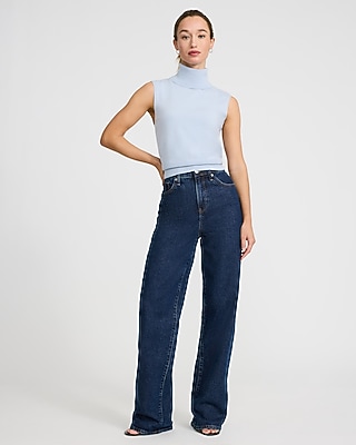 Airy Soft Skimming Turtleneck Sweater Tank