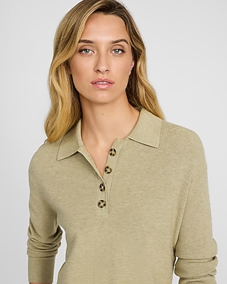 Long Sleeve Sweater Polo