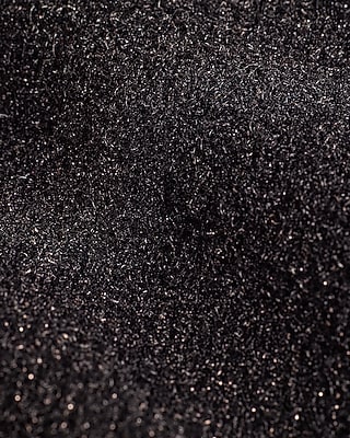 Glitter Double V-Neck Dolman Sweater