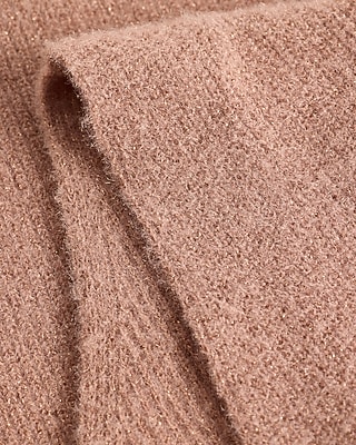 Glitter Double V-Neck Dolman Sweater