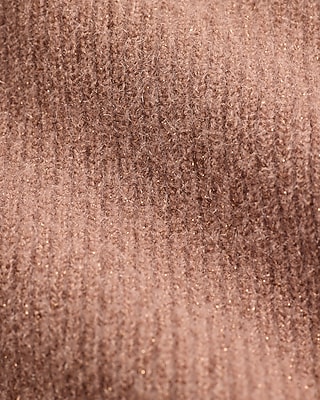 Glitter Double V-Neck Dolman Sweater