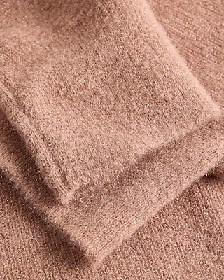 Glitter Double V-Neck Dolman Sweater