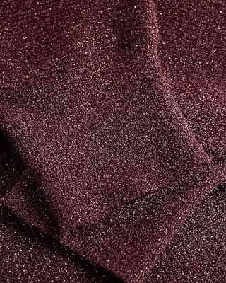 Glitter Double V-Neck Dolman Sweater