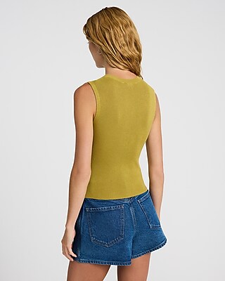 Novelty Ribbed Sweater Tank