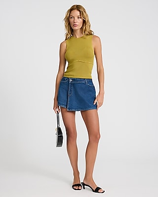 Novelty Ribbed Sweater Tank