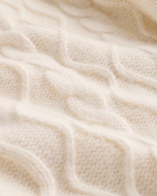 Cable Knit V-Neck Sweater