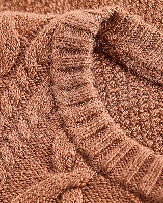 Cable Knit Crew Neck Sweater