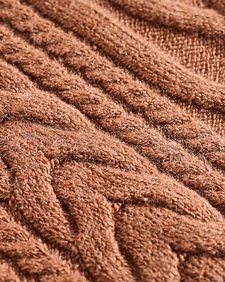 Cable Knit Crew Neck Sweater