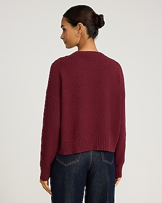 Cable Knit Crew Neck Sweater