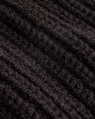 Open Stitch Mock Neck Sweater