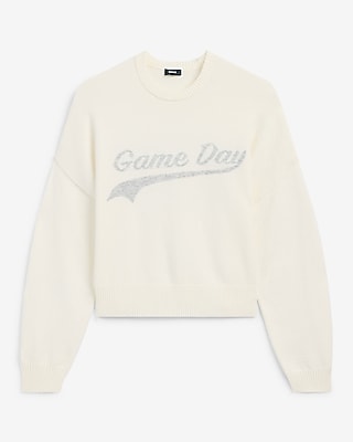 Game Day Graphic Crew Neck Sweater