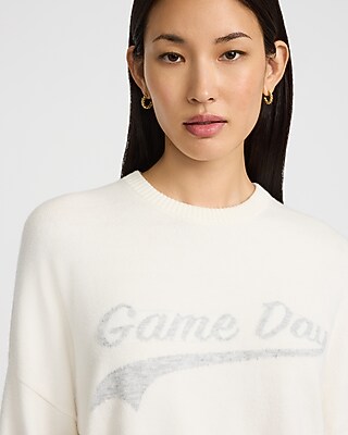Game Day Graphic Crew Neck Sweater