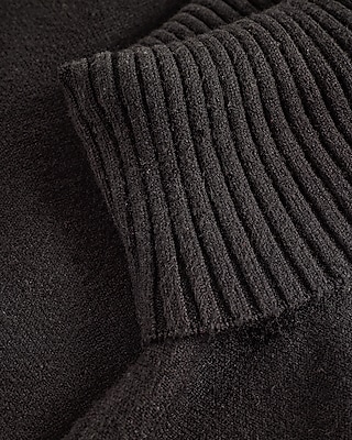 Airy Soft Turtleneck Novelty Button Cuff Sweater