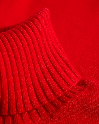 Airy Soft Turtleneck Novelty Button Cuff Sweater