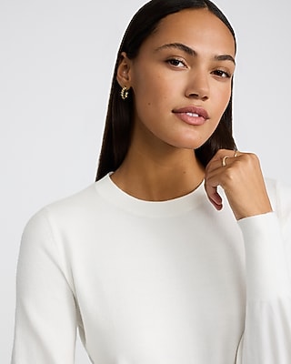 Airy Soft Skimming Crew Neck Sweater