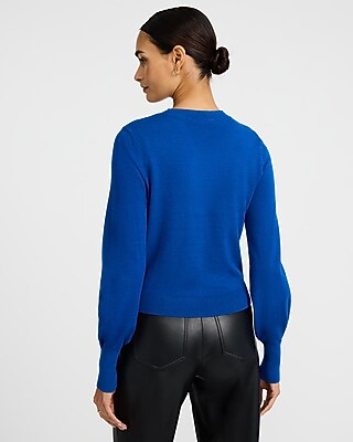 Airy Soft Skimming Crew Neck Sweater - image 2