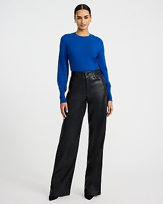 Airy Soft Skimming Crew Neck Sweater - image 3