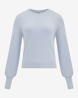 Airy Soft Skimming Crew Neck Sweater - image 4