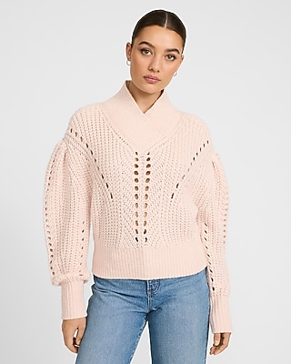 ♡S open knit tops heart theredthread THEREDTHREAD / ザレッドスレッド】S open knit tops heart