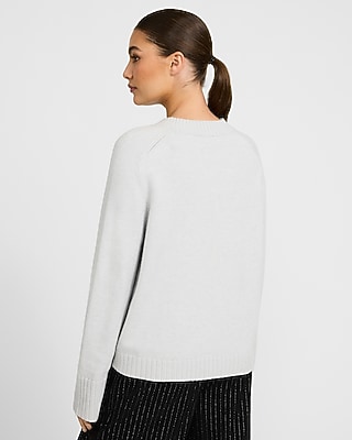 Plush Airy Soft Crew Neck Wide Sleeve Sweater