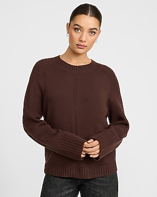 Airy Soft Crew Neck Wide Sleeve Sweater