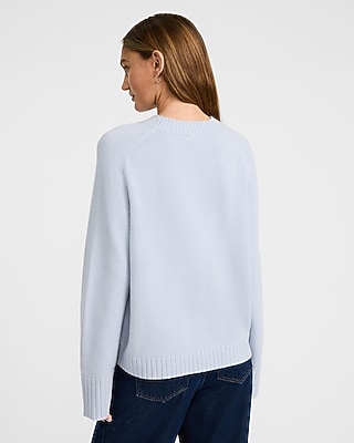 Plush Airy Soft Crew Neck Wide Sleeve Sweater
