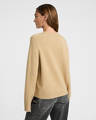 Plush Airy Soft Crew Neck Wide Sleeve Sweater