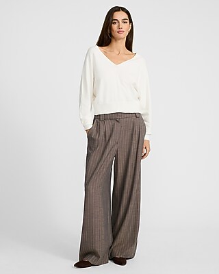 Airy Soft V-Neck Dolman Sleeve Sweater