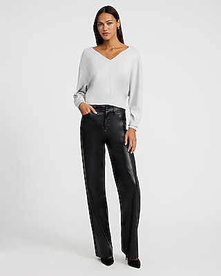 Airy Soft V-Neck Dolman Sleeve Sweater - image 3