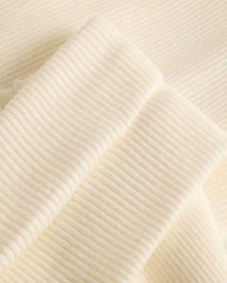 Off The Shoulder Crossover Front Sweater