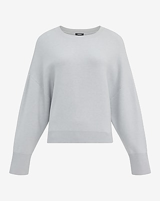 Airy Soft Jacquard Crew Neck Sweater