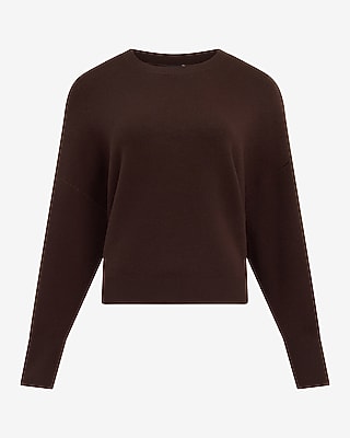 Airy Soft Jacquard Crew Neck Sweater