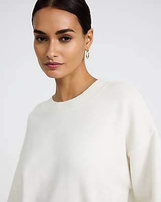 Airy Soft Oversized Relaxed Crew Neck Sweater