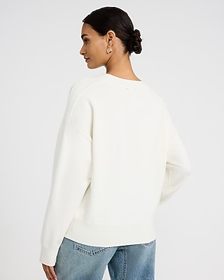 Airy Soft Oversized Relaxed Crew Neck Sweater