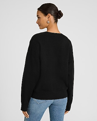 Airy Soft Oversized Relaxed Crew Neck Sweater